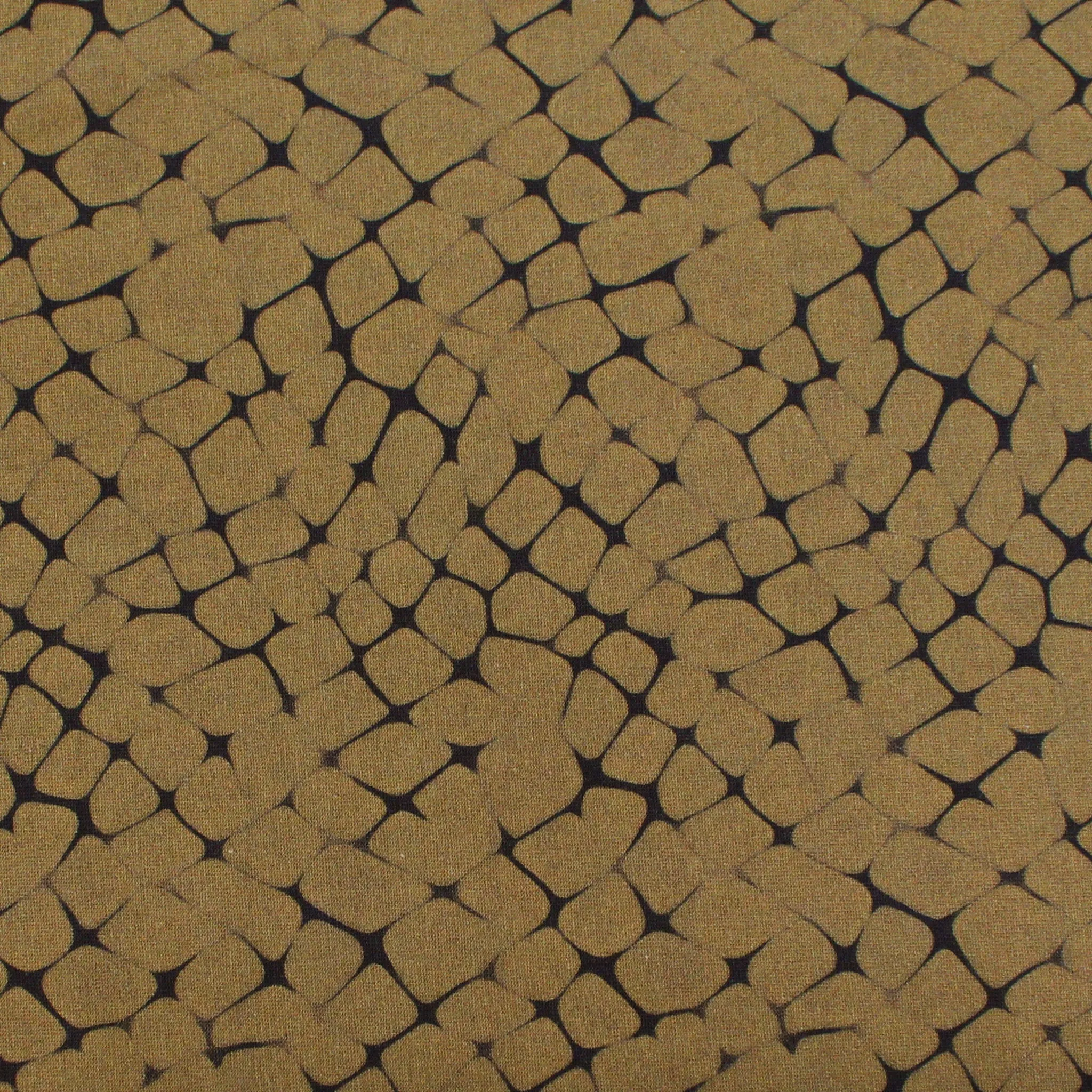Dutch digital 'desert earth' cotton knit, Oeko-Tex
