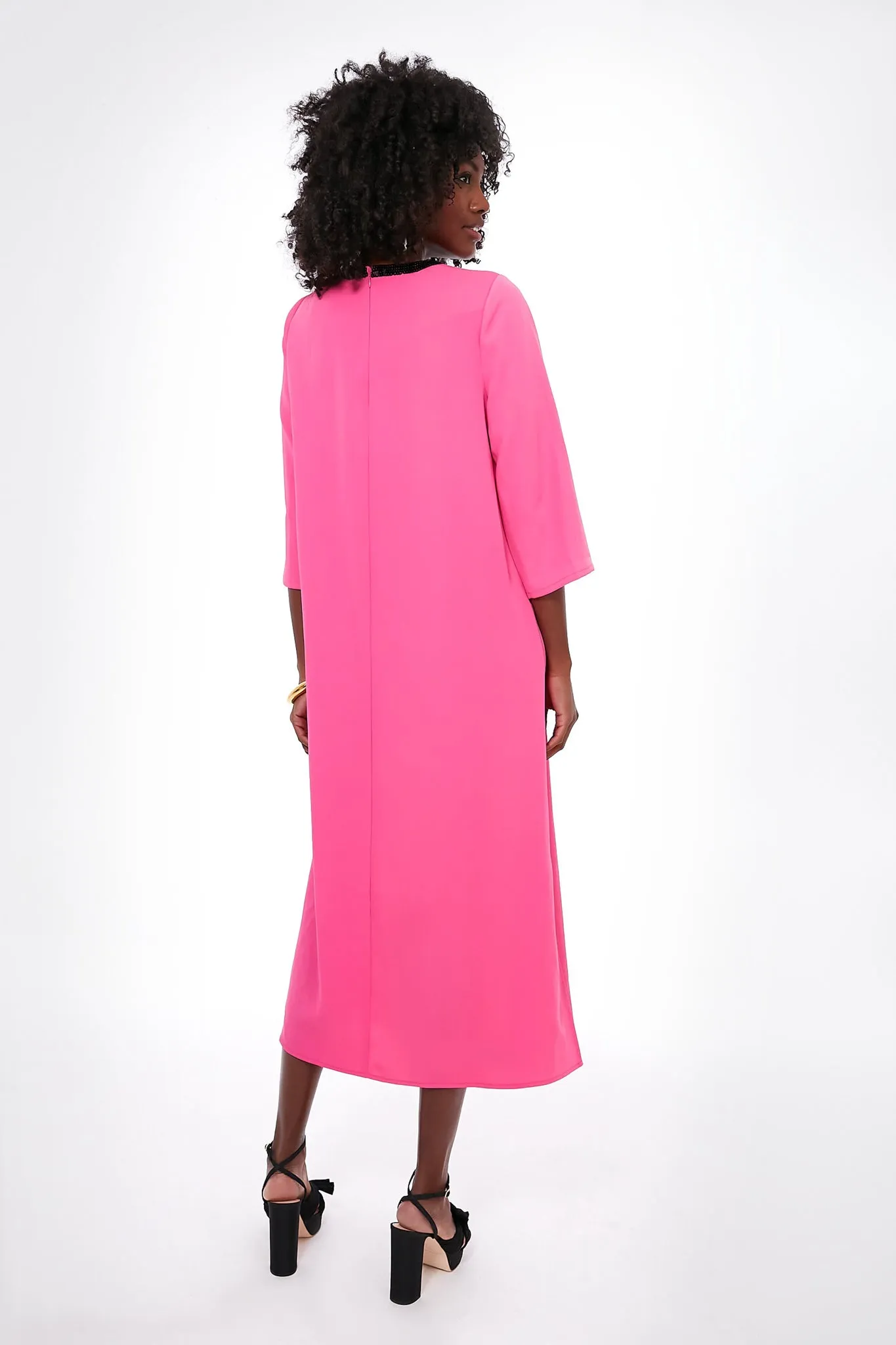Electric Pink Bow Jamie Dress