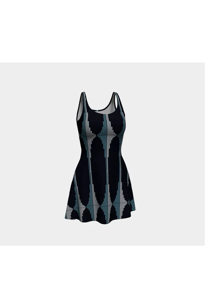 Fibonacci Figures Flare Dress