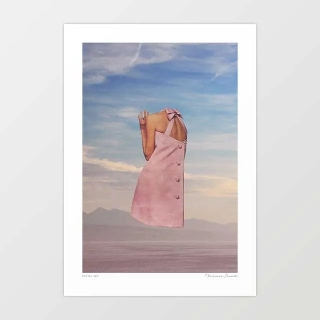 'Pastel sea' Art Print by Vertigo Artography