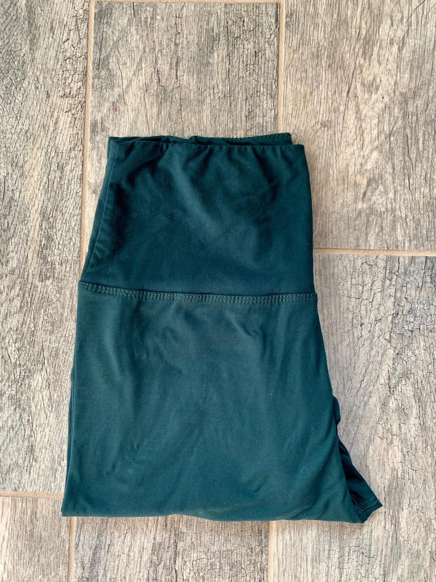 Solid Color 5" Yoga Waist Basic Leggings