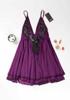 Stretch Mesh Babydoll 4270-24